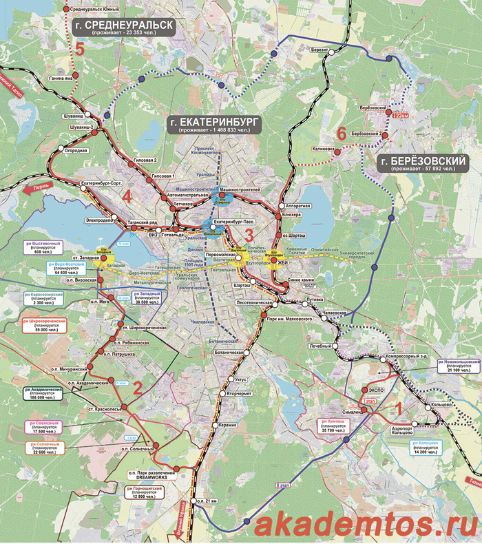 Проект метро екатеринбурга