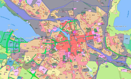 Карта градостроительного зонирования муниципального образования