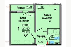 Екатеринбург, ул. Широкореченская, 41 (Широкая речка) - фото квартиры