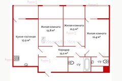 Екатеринбург, ул. Комсомольская, 67 (Втузгородок) - фото квартиры