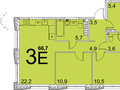 Продажа квартиры: Екатеринбург, ул. улица Краснолесья, дом, 4.11.1, ЖК 