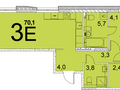 Продажа квартиры: Екатеринбург, ул. улица Краснолесья, дом, 4.11.4, ЖК 