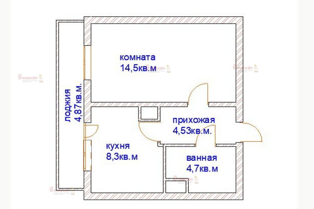 Екатеринбург, ул. Новгородцевой, 23 (ЖБИ) - фото квартиры (1)