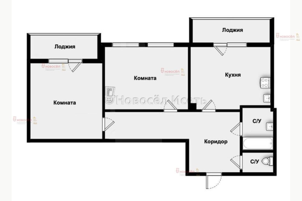 Екатеринбург, ул. Фрезеровщиков, 5 (Эльмаш) - фото квартиры (2)