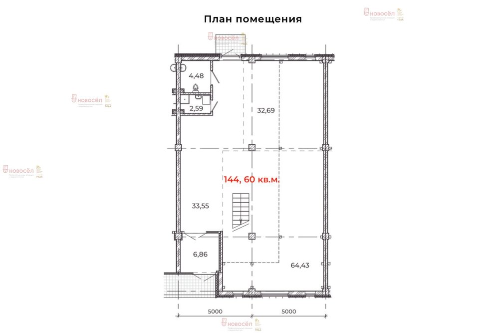 Екатеринбург, ул. Академика Ландау, 34 (Академический) - фото торговой площади (2)