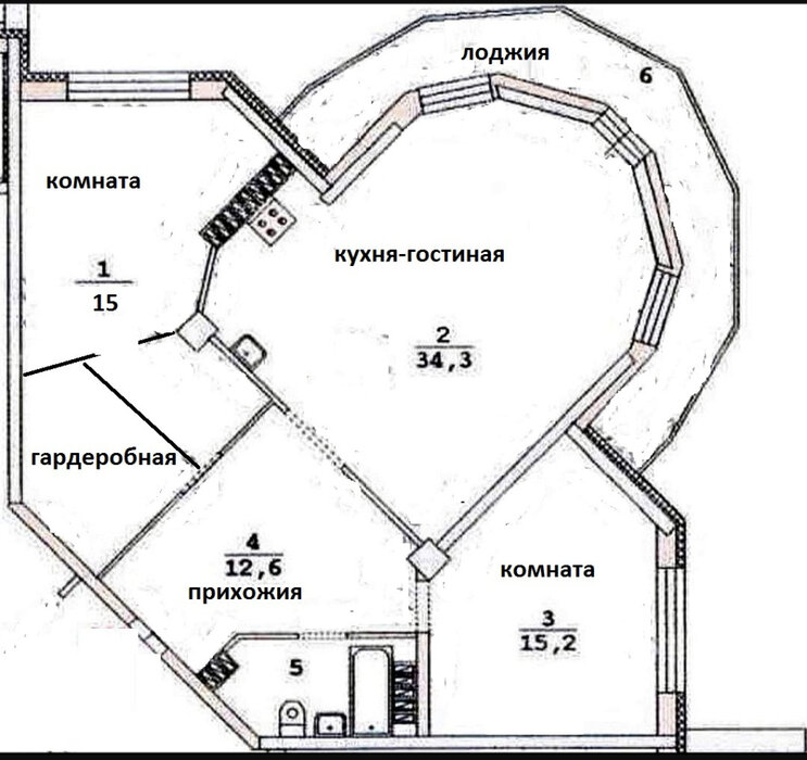 Екатеринбург, ул. Краснолесья, 26 (Академический) - фото квартиры (1)