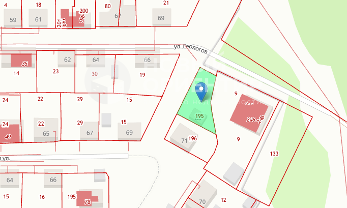 г. Верхняя Пышма, ул. Геологов, 68 (городской округ Верхняя Пышма) - фото земельного участка (1)