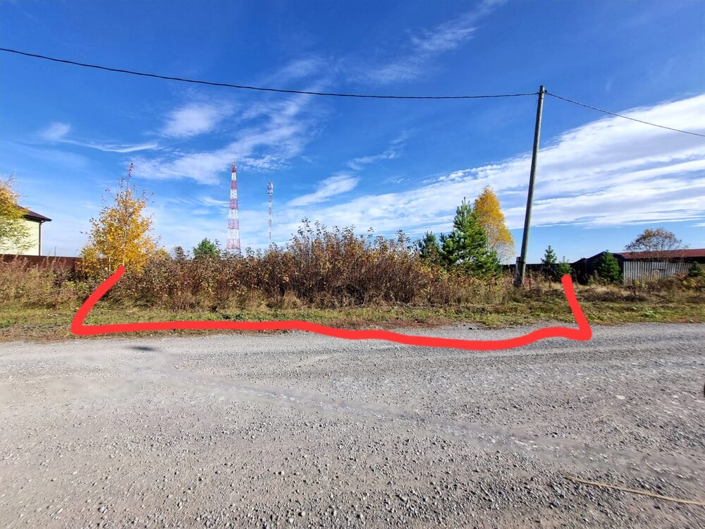 с. Калиновское, ул. Набережная, 26в (городской округ Камышловский) - фото земельного участка (3)