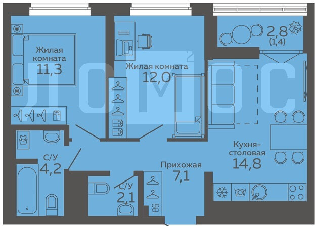 Екатеринбург, ул. 8 Марта, стр., 204г, ЖК 