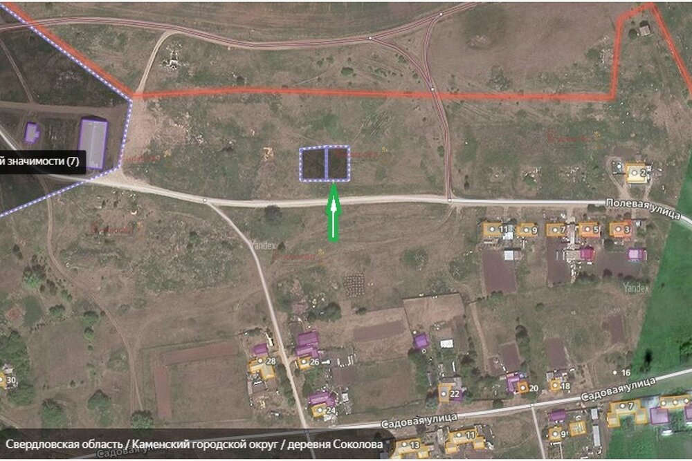 д. Соколова (городской округ Город Каменск-Уральский) - фото земельного участка (2)