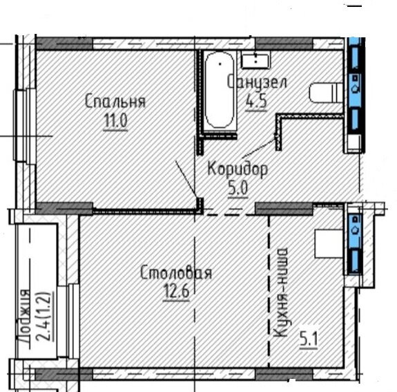 Екатеринбург, ул. Пехотинцев, 2д (Старая Сортировка) - фото квартиры (2)