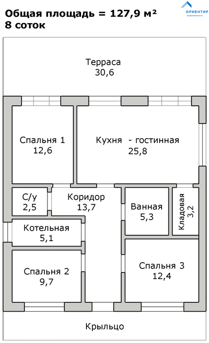 к.п. Снегири, д. 33 (городской округ Белоярский) - фото коттеджа (2)