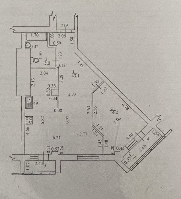 Екатеринбург, ул. Комсомольская, 76 (Втузгородок) - фото квартиры (5)