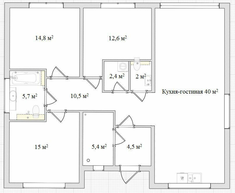 к.п. Белые Росы, ул. Приблеженная, 24 (городской округ Полевской, с. Курганово) - фото дома (5)