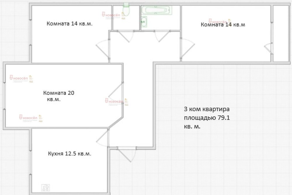 Екатеринбург, ул. Рощинская, 50 (Уктус) - фото квартиры (1)