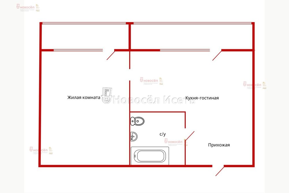 с. Косулино, ул. Огородников, 51 (городской округ Белоярский) - фото квартиры (2)