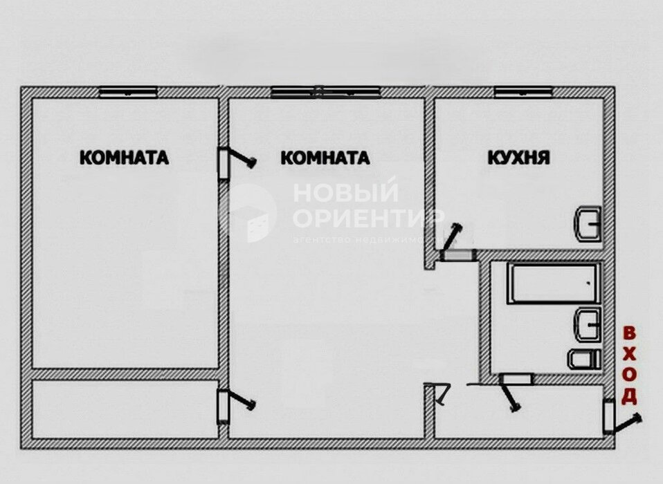 Екатеринбург, ул. Комсомольская, 51А (Втузгородок) - фото квартиры (1)