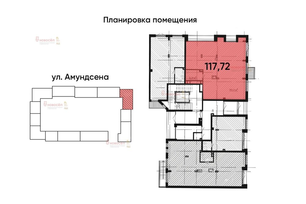 Екатеринбург, ул. Амундсена Строение, 3.1 (Академический) - фото торговой площади (1)