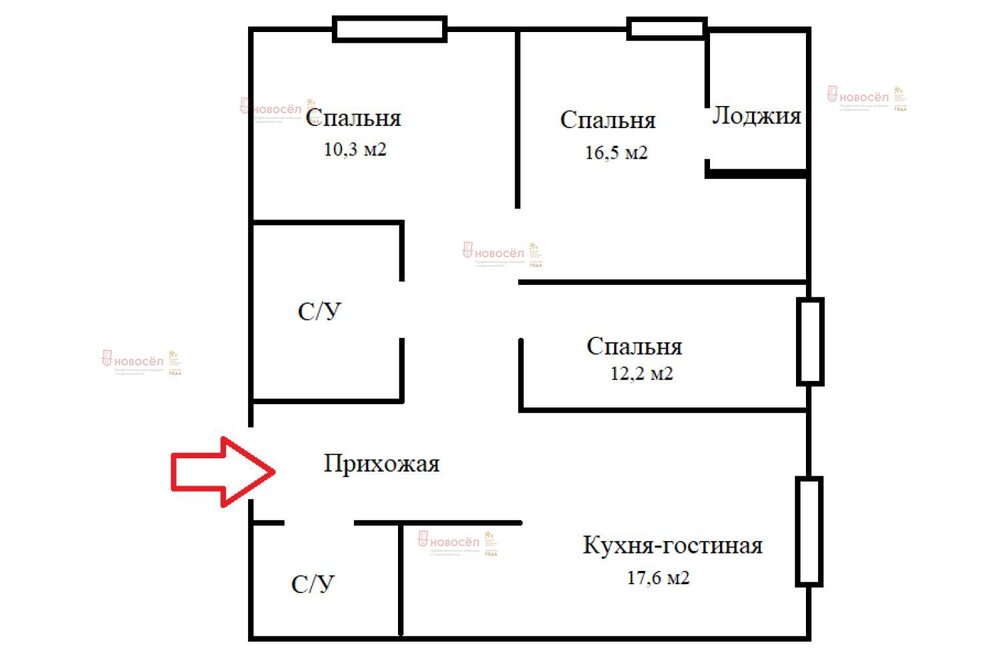 Екатеринбург, ул. Дорожная, 18 (Вторчермет) - фото квартиры (1)