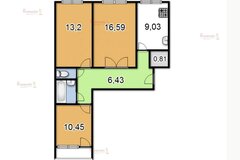 Екатеринбург, ул. Муранова, 18 (Широкая речка) - фото квартиры