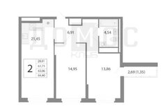 Екатеринбург, ул. Космонавтов, 91г (Уралмаш) - фото квартиры